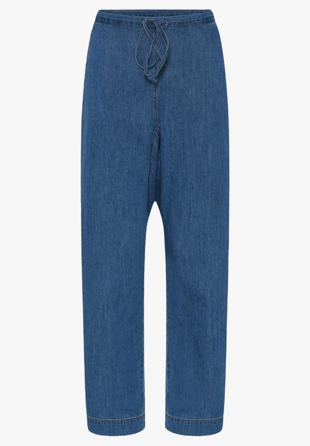 Frau - Milano Denim String Pants Medium blue denim
